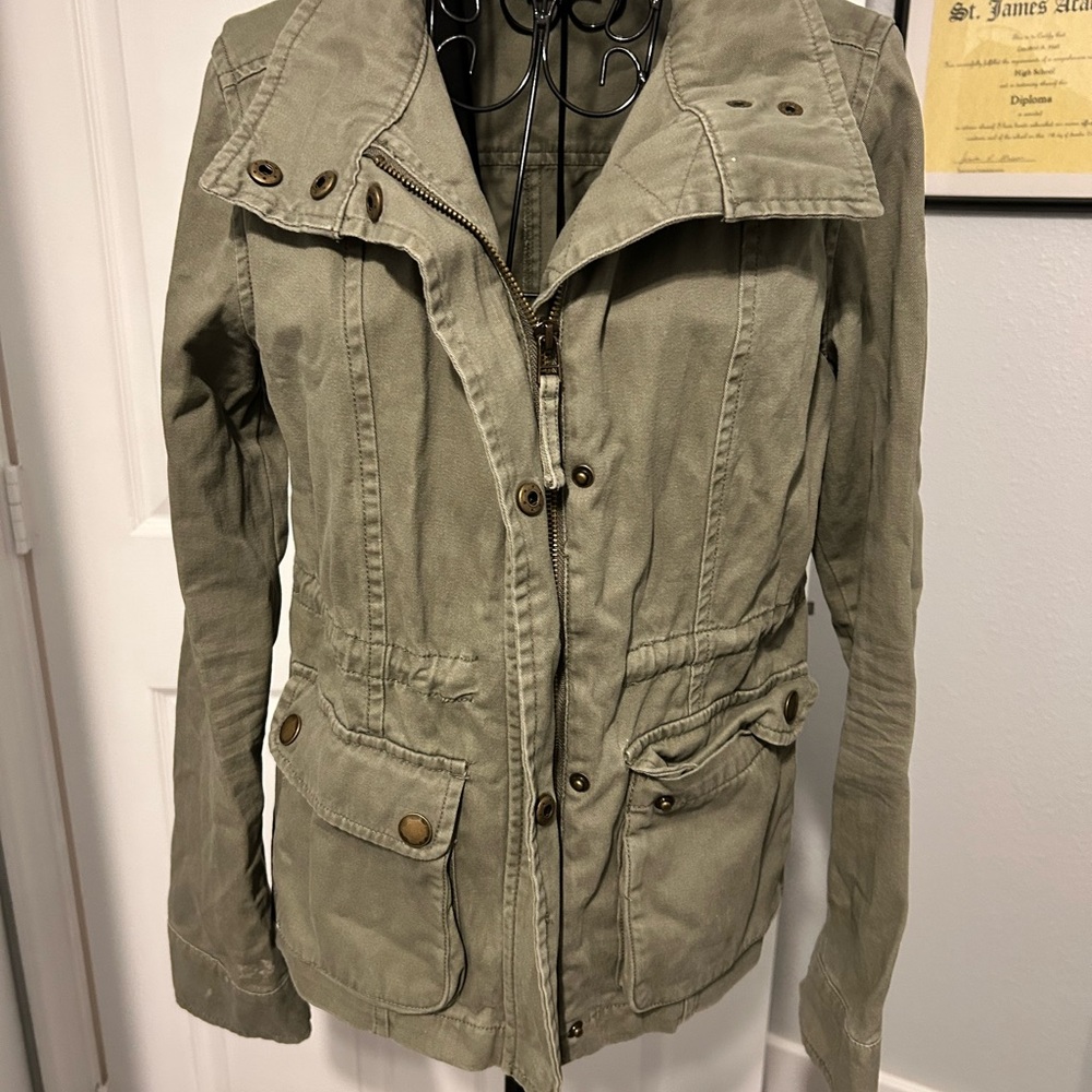 Women's Khaki Utility Jacket